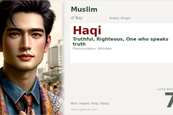 Haqi Name Meaning — Arabic Origin, Boy Name & Islamic Significance (2025)
