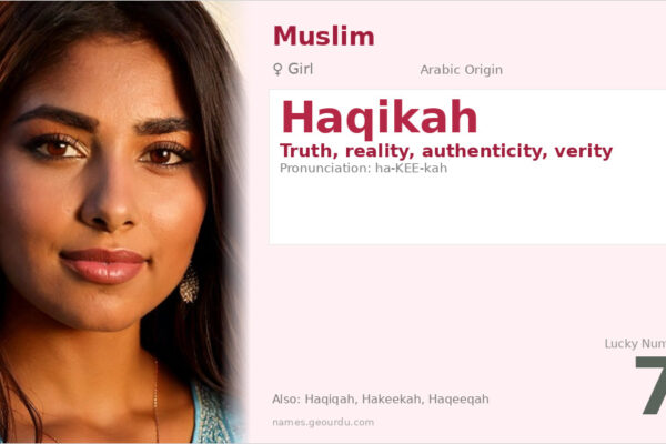 Haqikah Name Meaning — Arabic Origin, Girl & Spiritual Significance (2025)