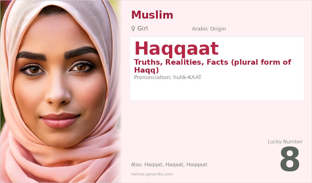 Haqqaat Name Meaning and Details