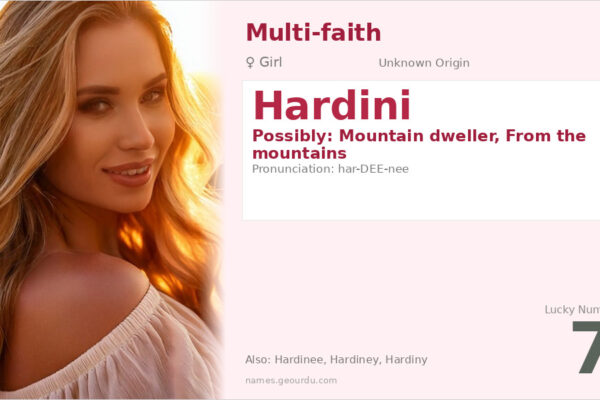 Hardini Name Meaning — Origin, Gender & Details (2025)
