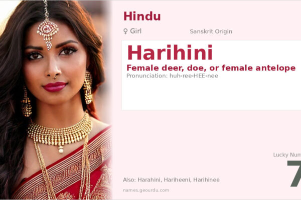 Harihini Name Meaning — Sanskrit Origin, Girl Name & Details (2025)