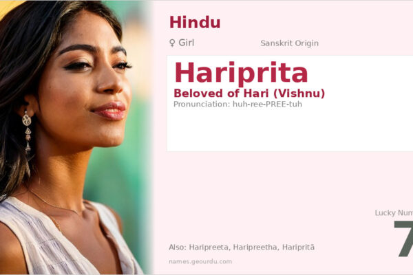 Hariprita Meaning — Sanskrit Origin, Girl Name & Details (2025)