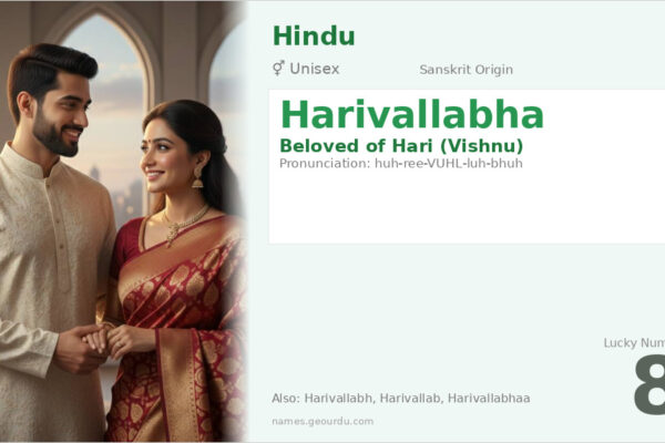 Harivallabha Meaning — Sanskrit Origin, Gender & Details (2025)