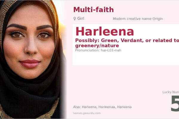 Harleena Name Meaning — Origin, Gender & Details (2025)