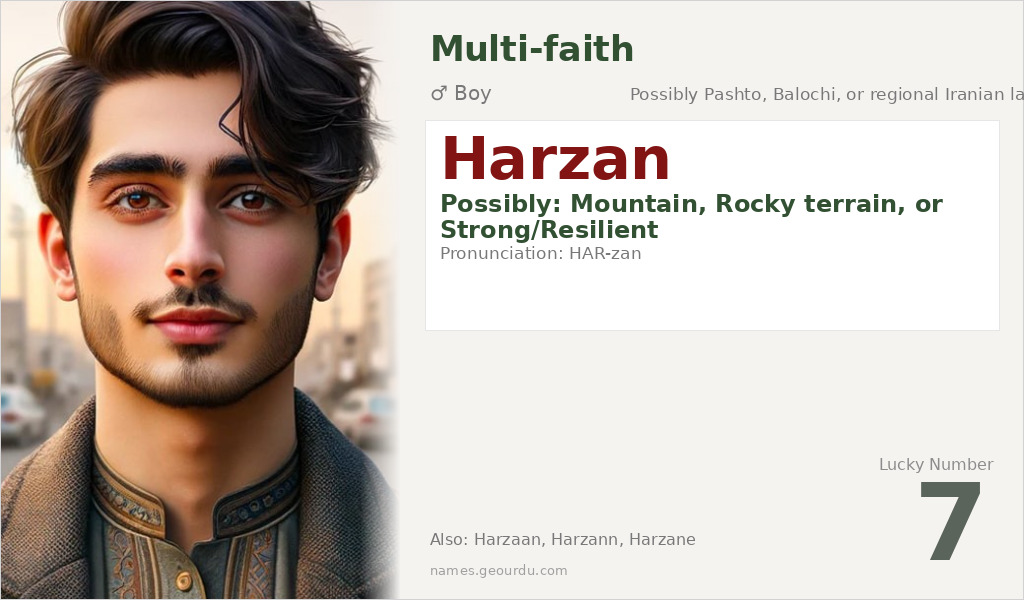 Harzan Name Meaning and Details