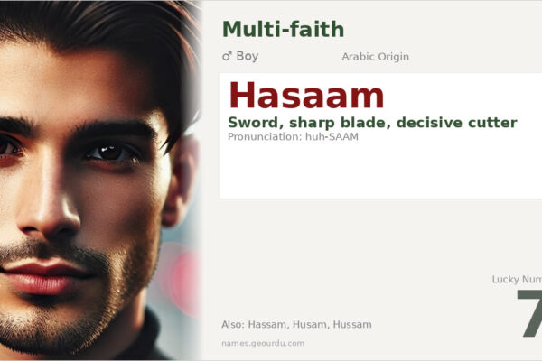 Hasaam Name Meaning — Arabic Origin, Boy Name & Details (2025)
