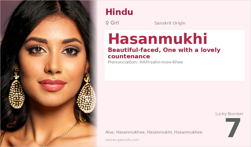 Hasanmukhi Name Meaning and Details