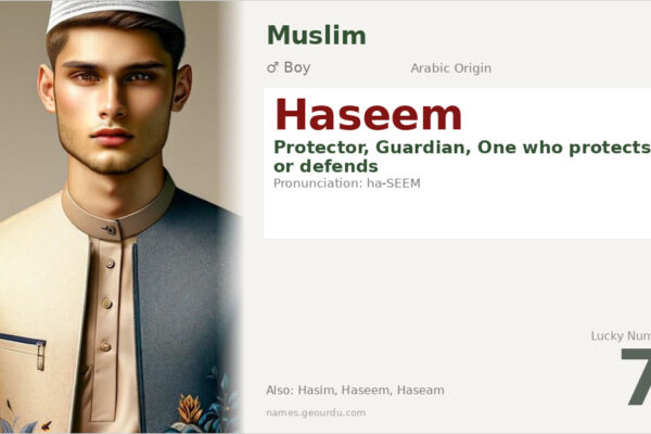 Haseem Name Meaning — Arabic Origin, Boy Name & Details (2025)