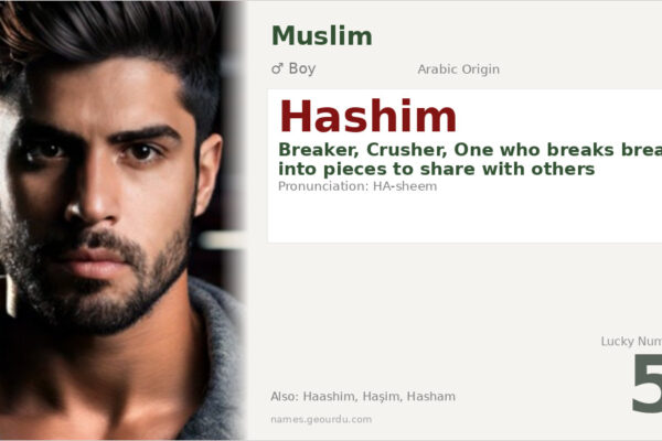 Hashim Name Meaning — Arabic Origin, Boy Name & History (2025)