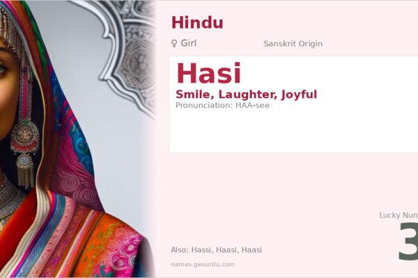 Hasi Name Meaning — Sanskrit Origin, Girl Name & Details (2025)