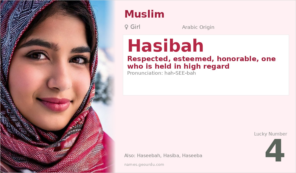 Hasibah Name Meaning and Details