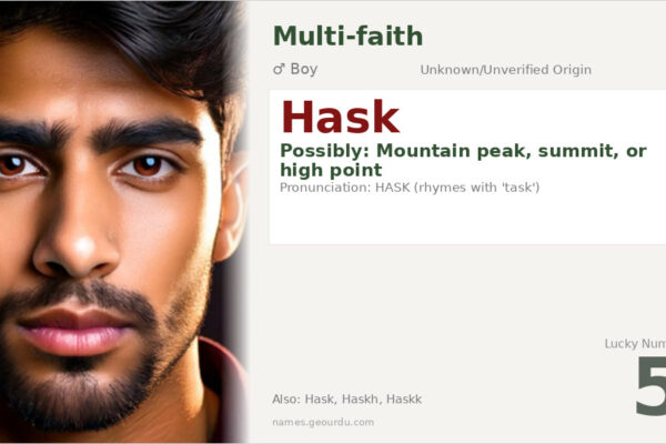 Hask Name Meaning — Origin, Gender & Details (2025)