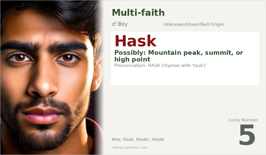 Hask Name Meaning and Details