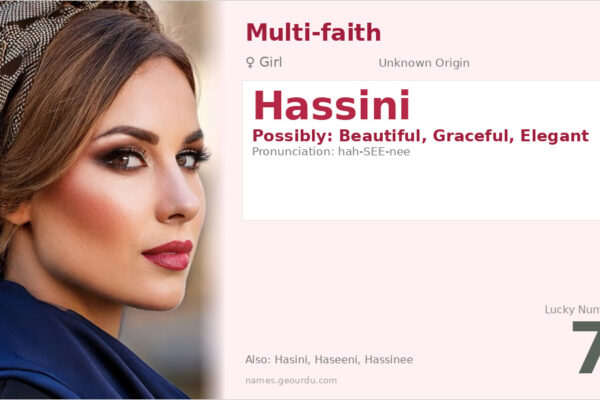 Hassini Name Meaning — Origin, Gender & Details (2025)