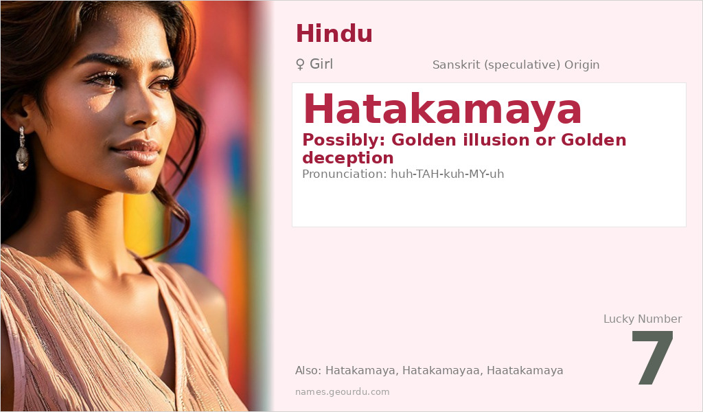 Hatakamaya Name Meaning and Details