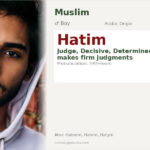 Hatim Name Meaning and Details