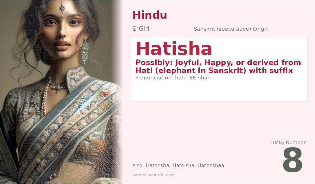 Hatisha Name Meaning and Details