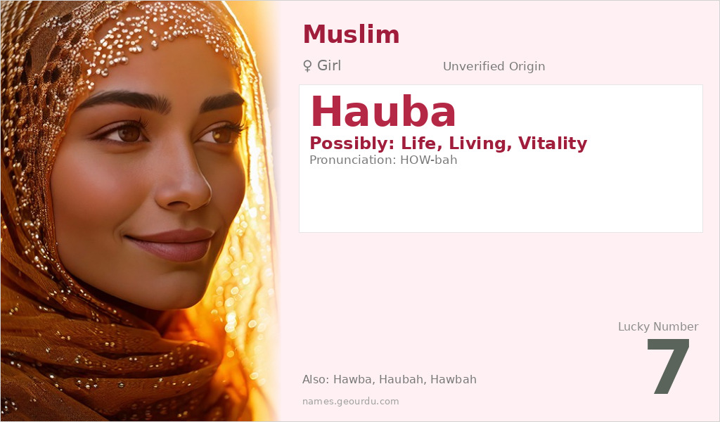 Hauba Name Meaning and Details