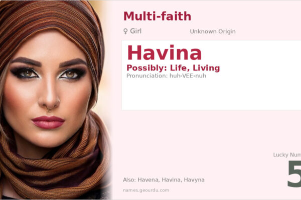 Havina Name Meaning — Origin, Gender & Details (2025)