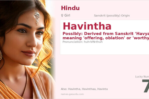 Havintha Name Meaning — Origin, Gender & Details (2025)