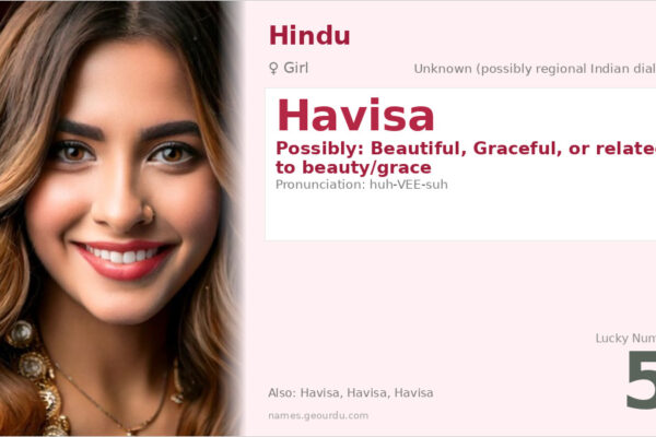Havisa Name Meaning — Origin, Gender & Details (2025)