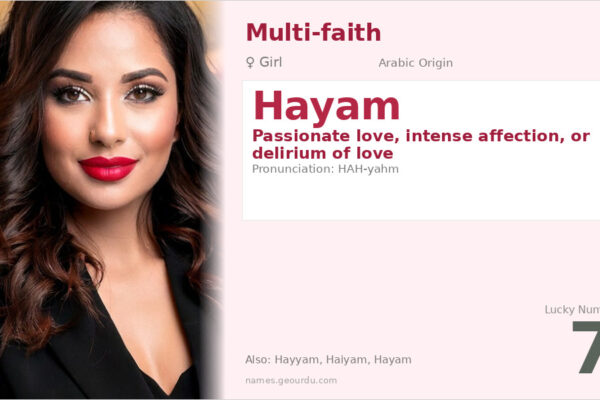 Hayam Name Meaning — Arabic Origin, Girl Name & Cultural Significance (2025)