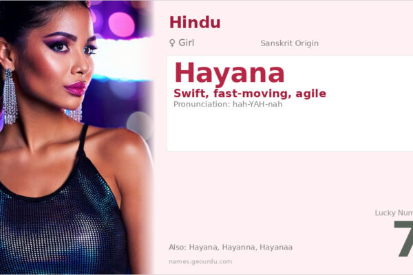 Hayana Name Meaning — Swift & Agile Sanskrit Origin (2025)