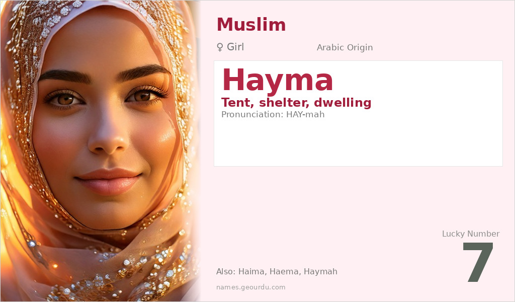 Hayma Name Meaning and Details