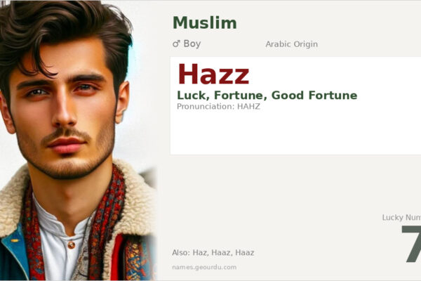 Hazz Name Meaning — Arabic Origin, Boy Name & Details (2025)