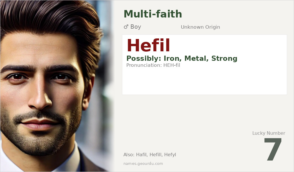 Hefil Name Meaning and Details