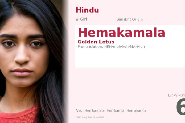 Hemakamala Meaning — Sanskrit Origin, Girl Name & Details (2025)