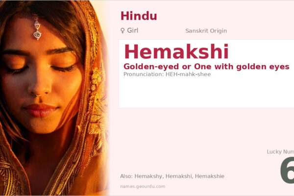 Hemakshi Name Meaning — Sanskrit Origin, Girl Name & Details (2025)