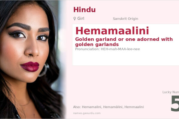 Hemamaalini Meaning — Sanskrit Origin, Girl Name & Details (2025)