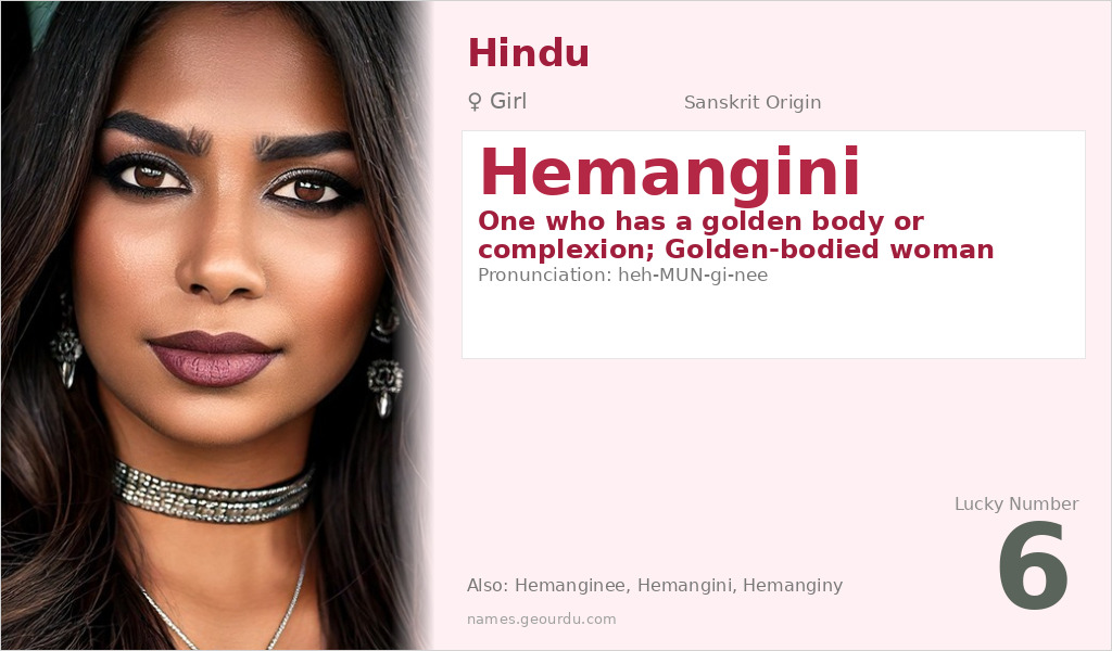 Hemangini Name Meaning and Details