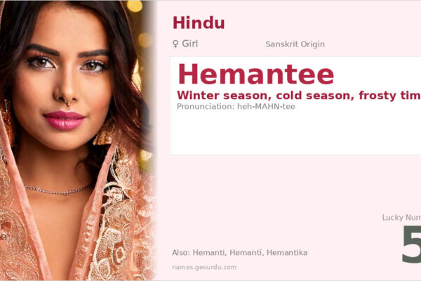 Hemantee Meaning — Sanskrit Origin, Girl Name & Cultural Significance (2025)