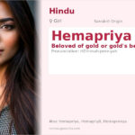 Hemapriya Name Meaning and Details