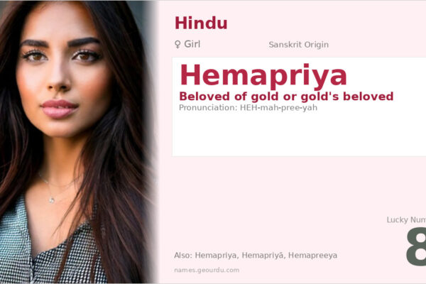 Hemapriya Meaning — Sanskrit Origin, Girl Name & Details (2025)