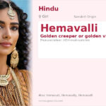 Hemavalli Name Meaning and Details
