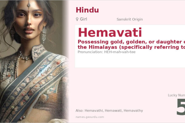 Hemavati Name Meaning — Sanskrit Origin, Girl Name & Hindu Significance (2025)