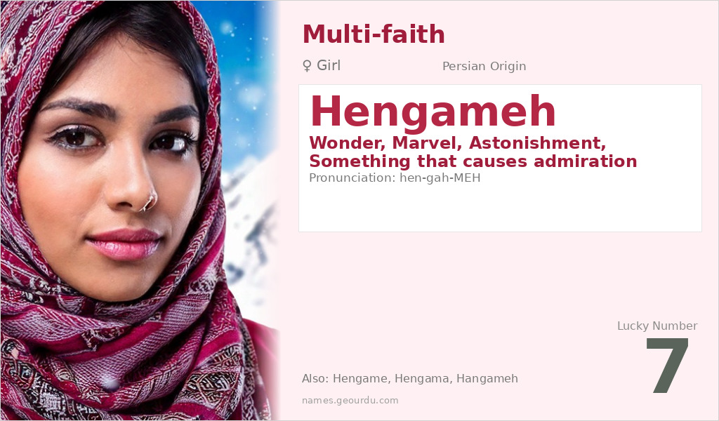 Hengameh Name Meaning and Details