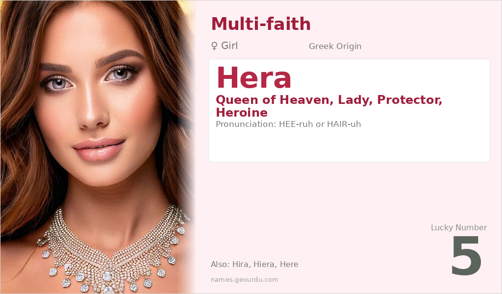 Hera Name Meaning and Details