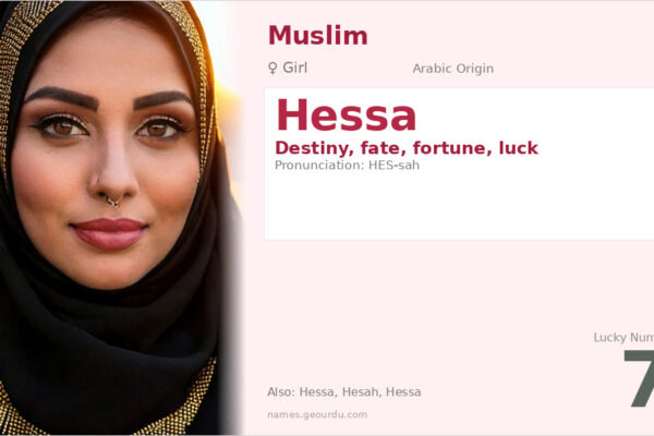 Hessa Name Meaning — Arabic Origin, Girl Name & Details (2025)