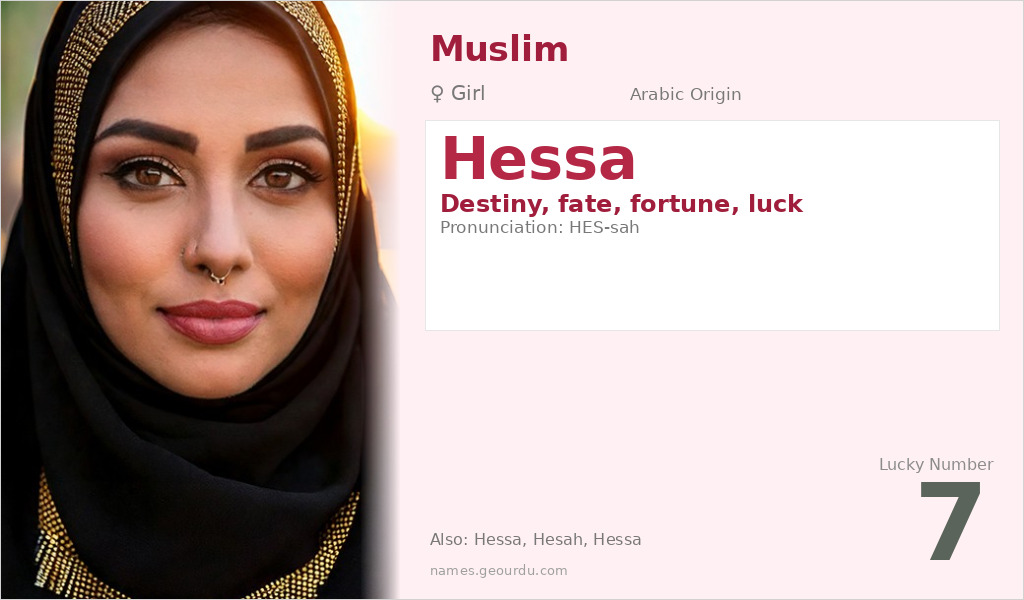 Hessa Name Meaning and Details