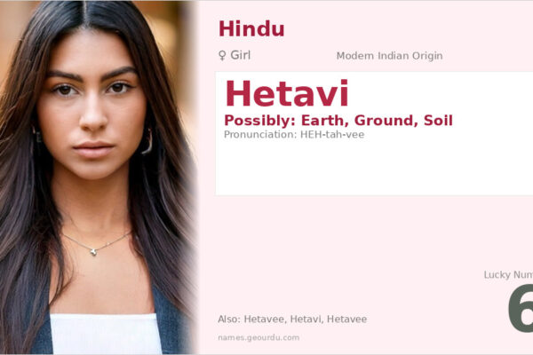 Hetavi Name Meaning — Origin, Gender & Details (2025)