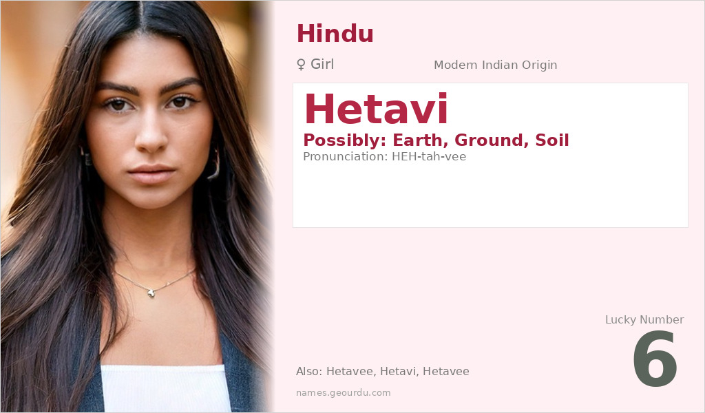 Hetavi Name Meaning and Details