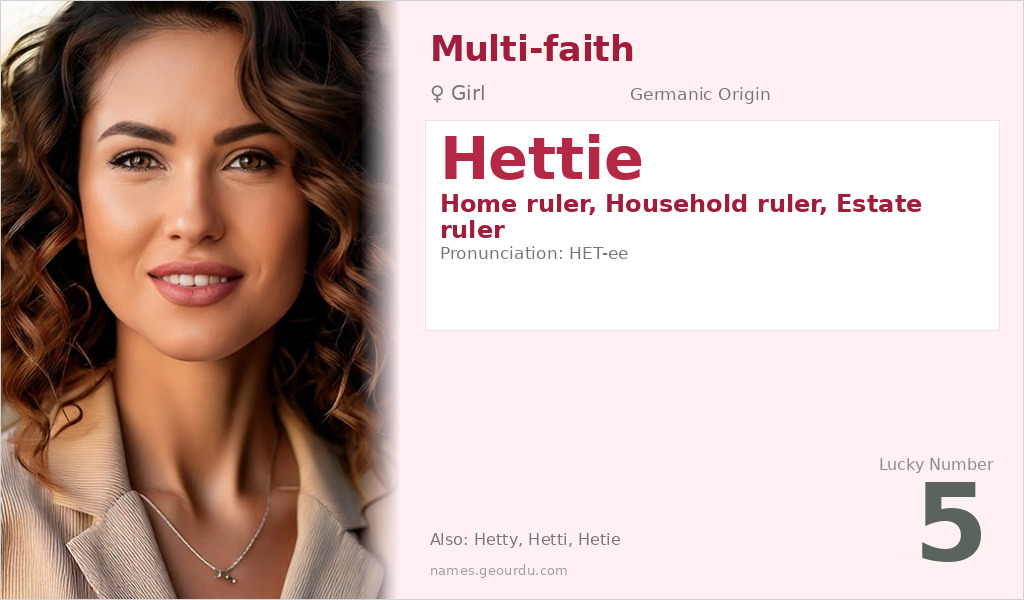 Hettie Name Meaning and Details