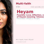Heyam Name Meaning and Details