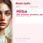 Hiba Name Meaning and Details
