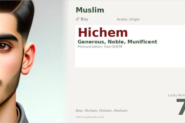 Hichem Name Meaning — Arabic Origin, Boy & Details (2025)