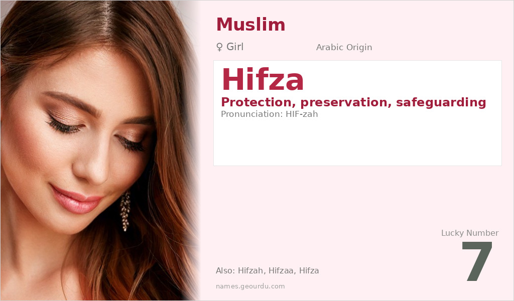Hifza Name Meaning and Details